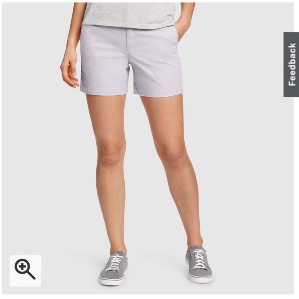 Eddie Bauer Women's Willit Stretch Legend Wash Shorts - 5", lilac